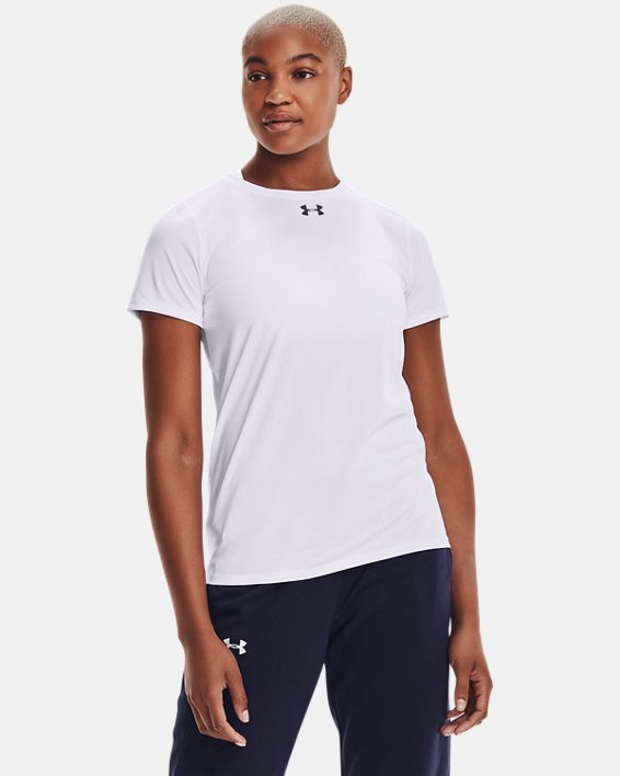 Women's UA Locker T-Shirt, White, pdpMainDesktop image number 0